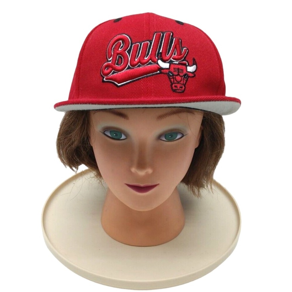 Red Chicago‎ Bulls Ultra Game NBA Unisex 3D Embroidered Hat [SM - MD] Snap Back